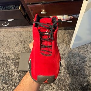 og jordan 21 red suede